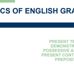 Basic of English Grammar by kemmanit